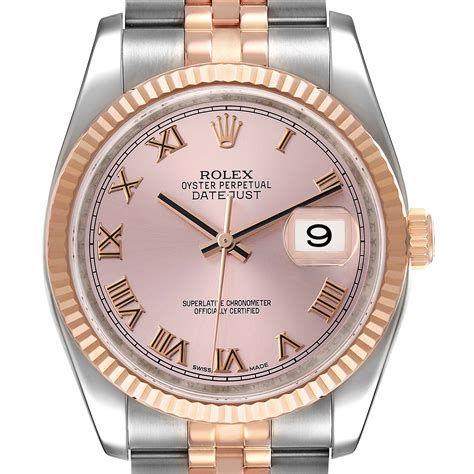 rolex rosegold datejust